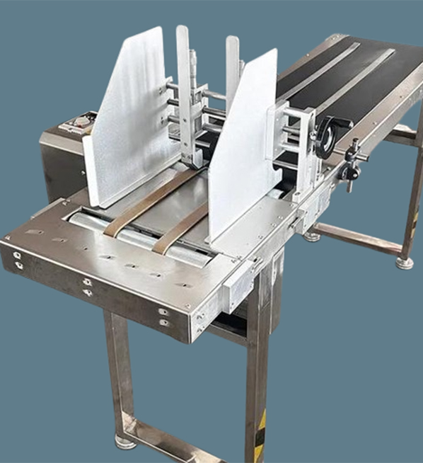 Pouch Feeder Conveyor for Inkjet Printing for Packaging, Food & Pharma Industries